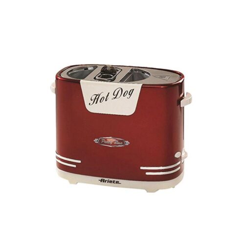 MÁQUINA DE PERROS CALIENTES VINTAGE 650 W ROJA ARIETE