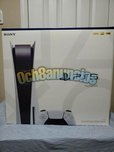 Consola Sony PS5 Digital Edition con controlador extra blanco