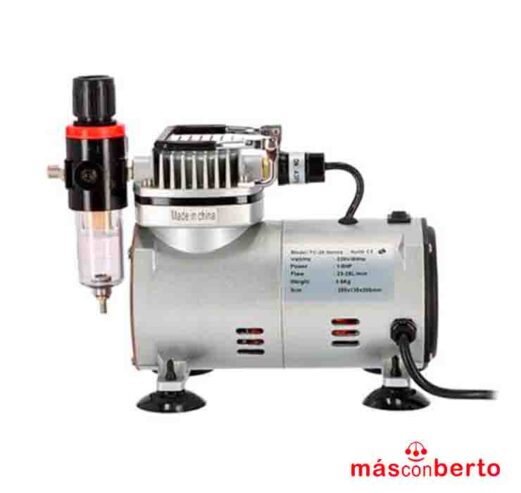 Kit Aerógrafo Compresor Pack69