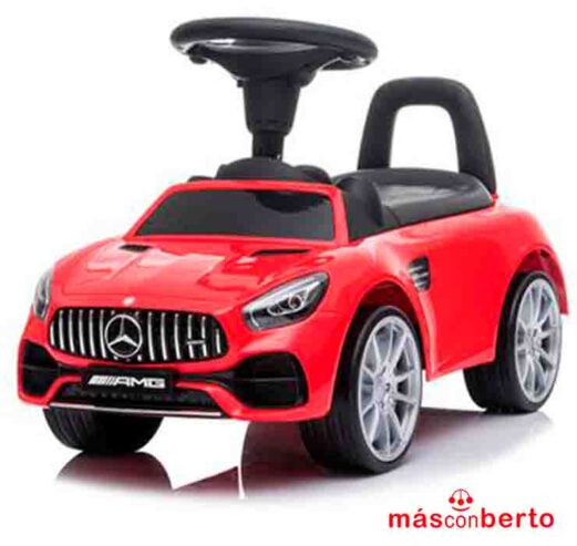 Coche-batera-pasear-bebs-Mercedes-AMG-Rojo-62525