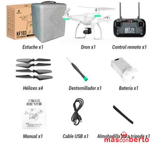 Dron-con-cmara-wifi-5G-y-estabilizador-KF103-2