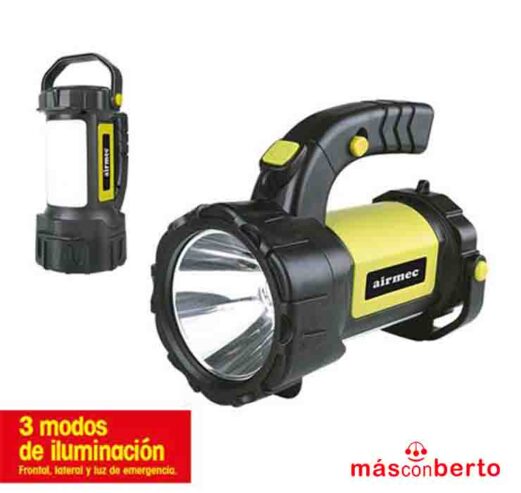 Linterna Recargable 3 Funciones Airmec AM131256