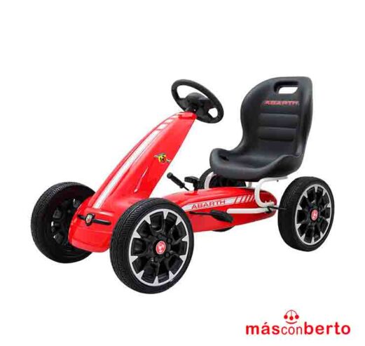 Mini-Kart-con-pedales-Abarth-Rojo-62530