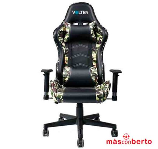 Silla Gaming VLForce 1250 negra-camuflaje Volten VL1507