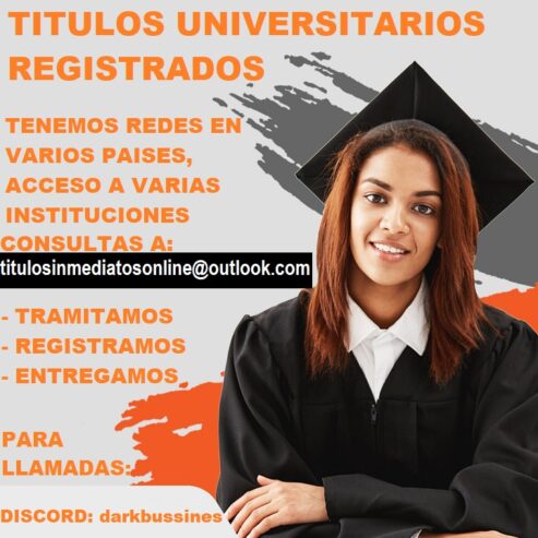 TITULOS UNIVERSITARIOS TODA ESPAÑA
