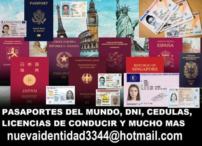 PASAPORTES DNI LICENCIAS DE CONDUCIR EUROPA Y AMERICA